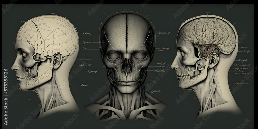 anatomy of the human body Stock Illustration | Adobe Stock