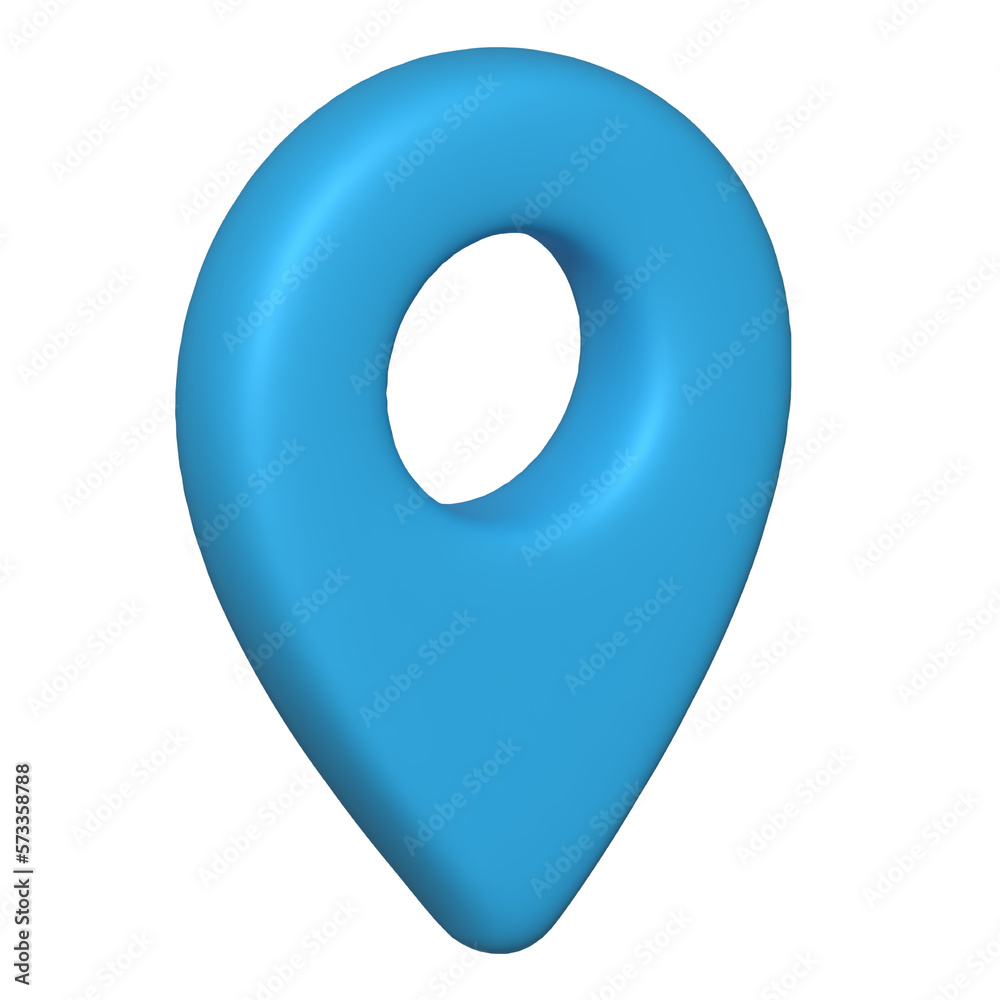 Blue three dimension location pins. 3d realistic location tag. Map pointer isolated on transparent background. Blue three dimension location pins. 3d realistic location tag. Map pointer isolated on transparent background.