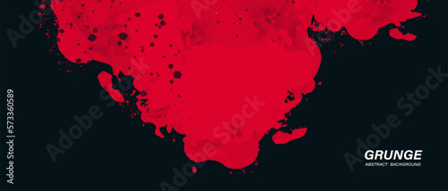 Black and red abstract grunge texture background vector illustration 
