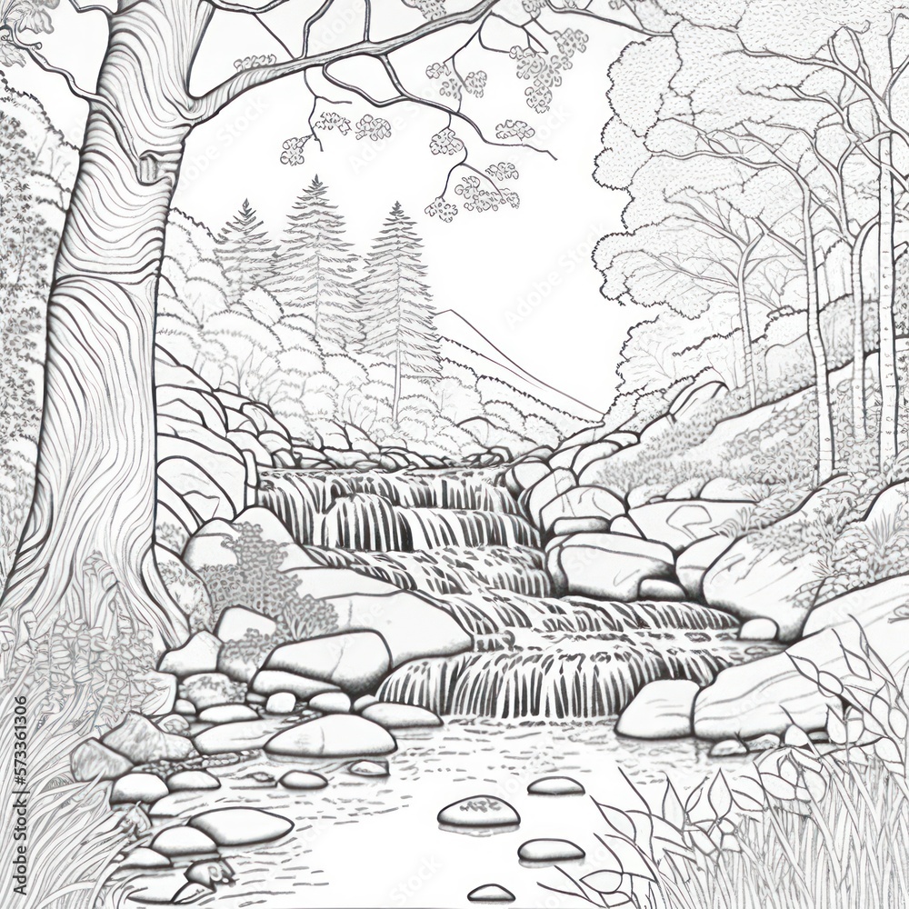 Naklejka premium Coloring pages