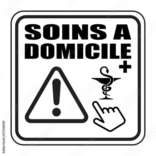 Logo soins à domicile.