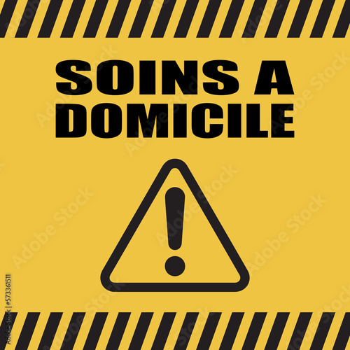 Logo soins à domicile.