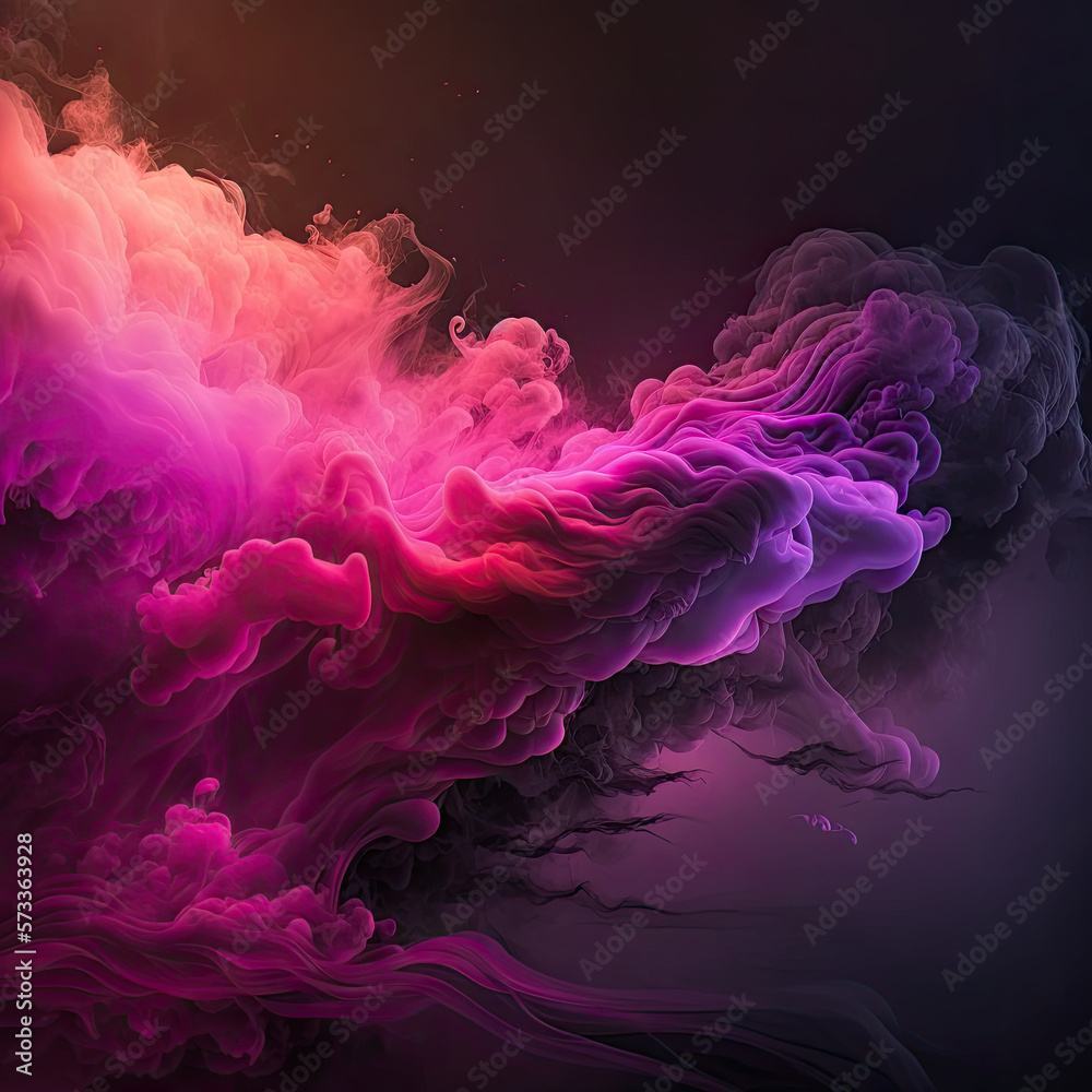 Obraz premium Smokey Pink and Black