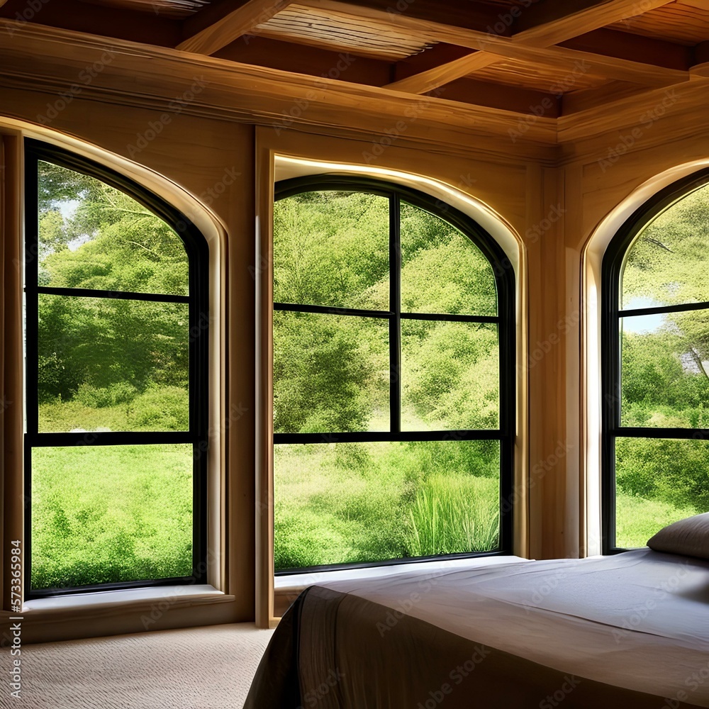 Fototapeta premium casement window7, Generative AI
