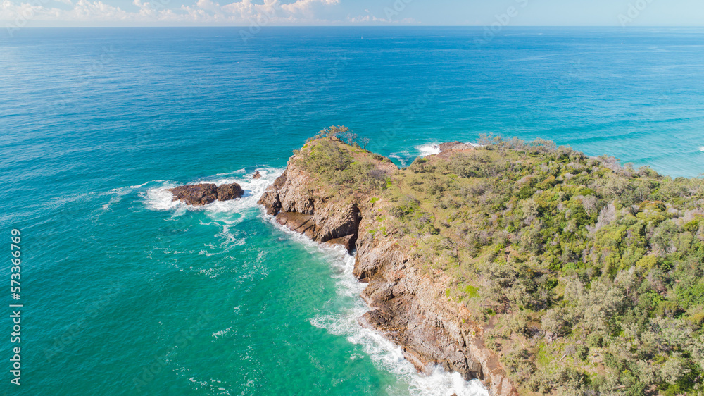 Aerial view of Noosa National Park