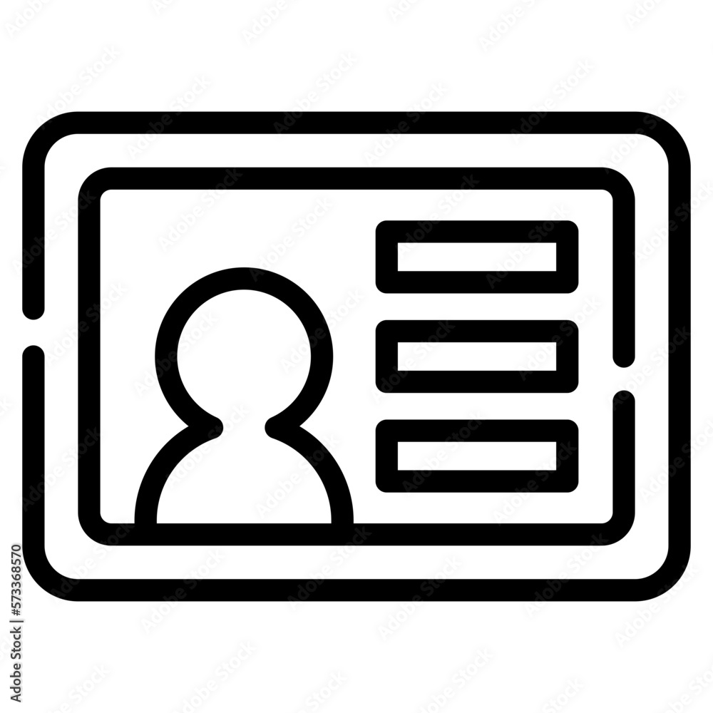 Id Card Icon Id Card Icon