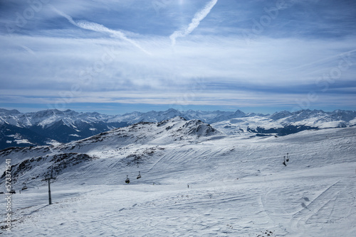 snow covered mountains, Switzerland
