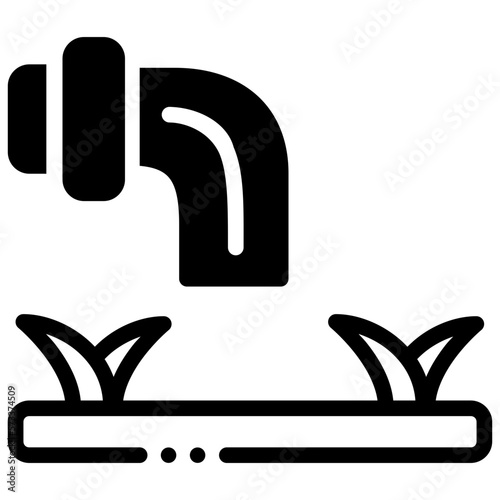 gardening with drainage icon