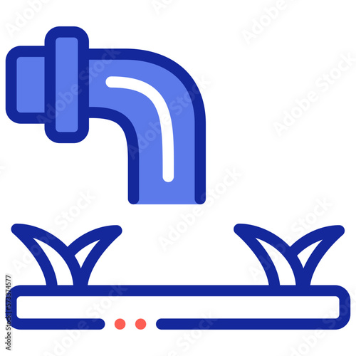 gardening with drainage icon