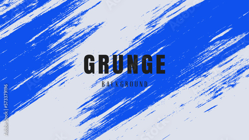 Abstract Blue Diagonal Line Grunge Texture In White Background