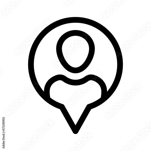 location icon or logo isolated sign symbol vector illustration - high quality black style vector icons 