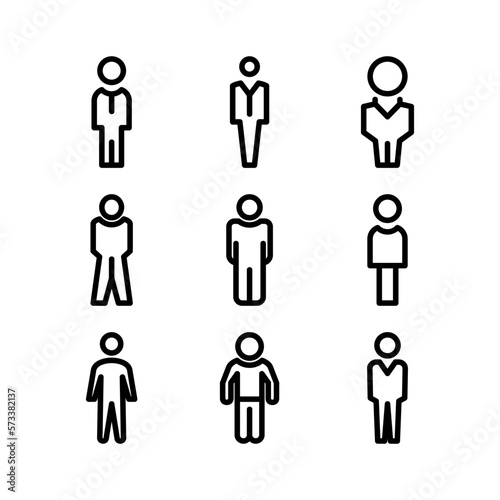 male icon or logo isolated sign symbol vector illustration - high quality black style vector icons
