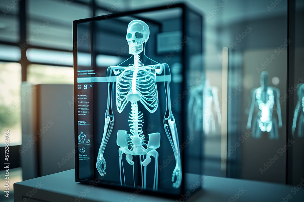 x ray of a human body medical technology idea concept, image ai ...