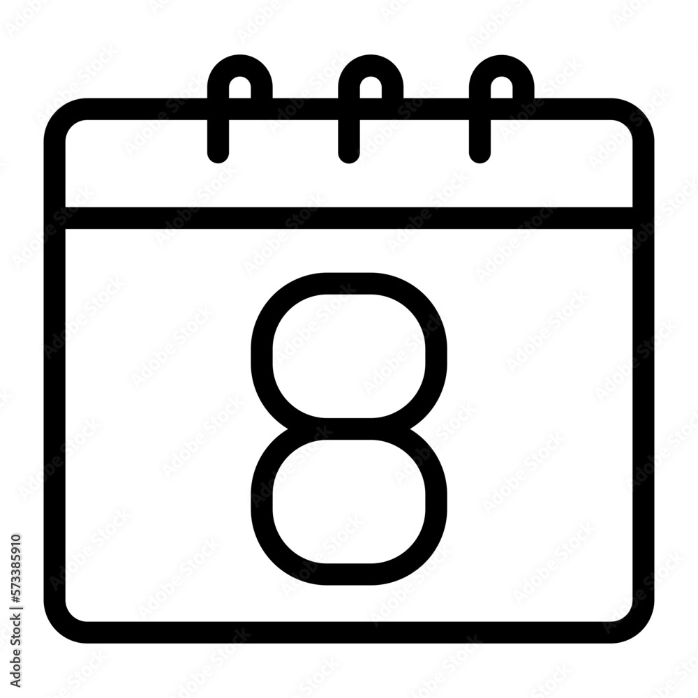 calendar line icon calendar line icon