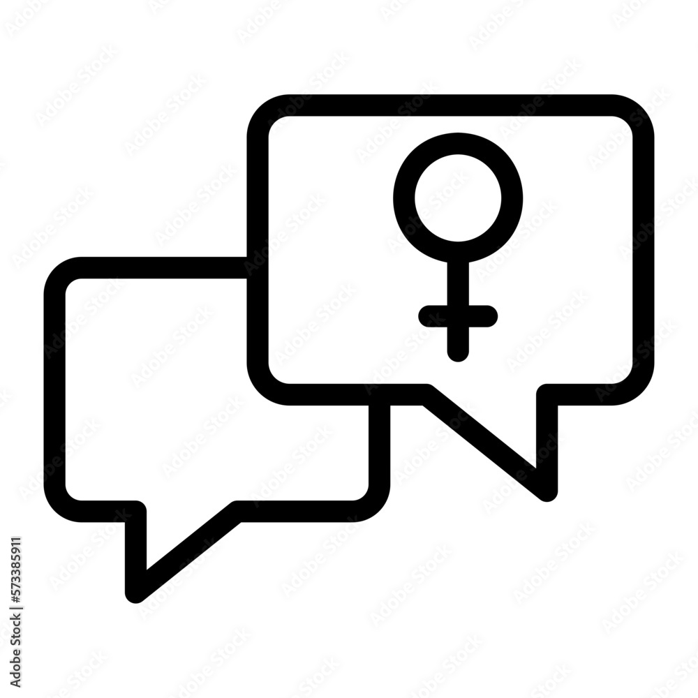 conversation line icon conversation line icon