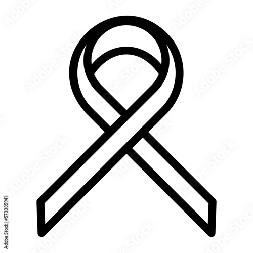 purple ribbon icon