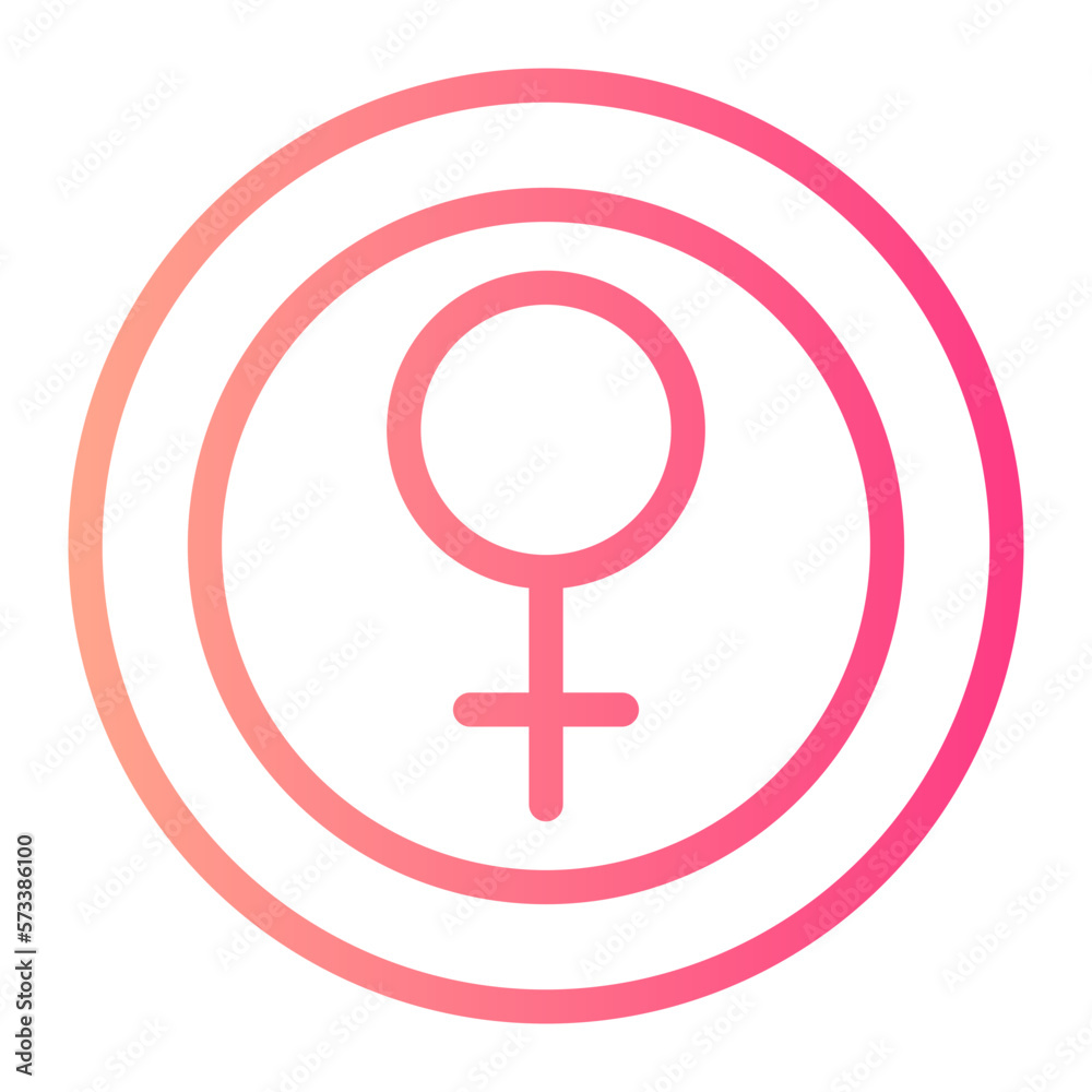 womens day gradient icon womens day gradient icon