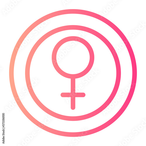 womens day gradient icon