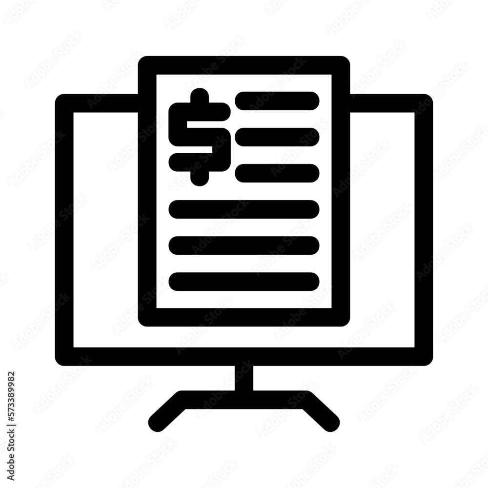 online bill icon or logo isolated sign symbol vector illustration - high quality black style vector icons
online bill icon or logo isolated sign symbol vector illustration - high quality black style vector icons