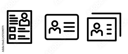 resumes icon or logo isolated sign symbol vector illustration - high quality black style vector icons
