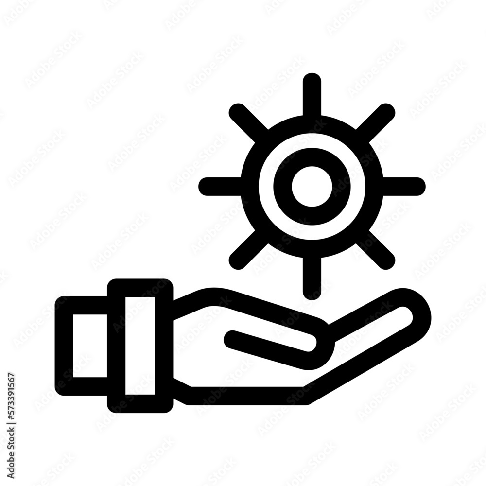 service setting icon or logo isolated sign symbol vector illustration - high quality black style vector icons
