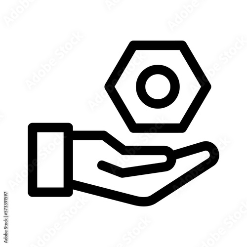 service setting icon or logo isolated sign symbol vector illustration - high quality black style vector icons
