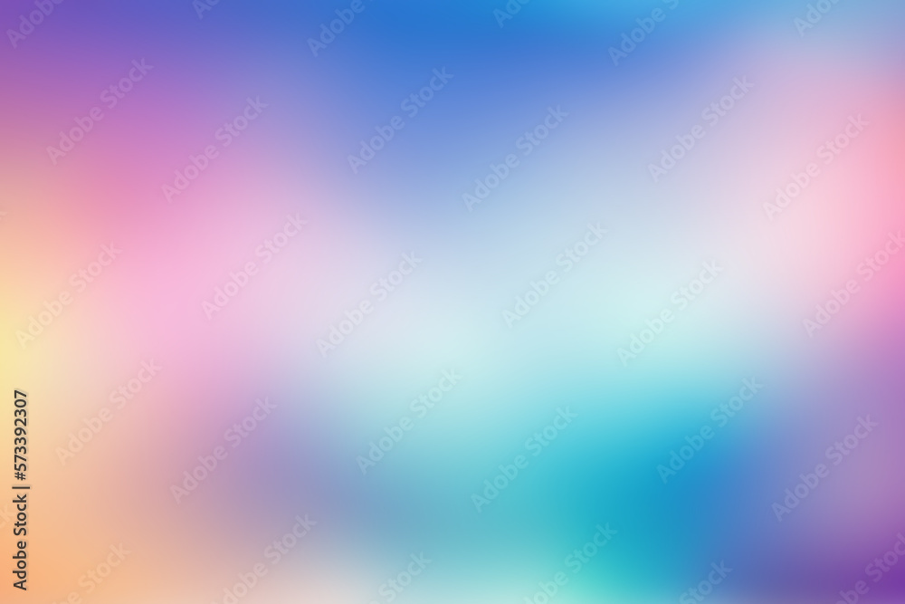 Retro colorful gradient background. Generative AI