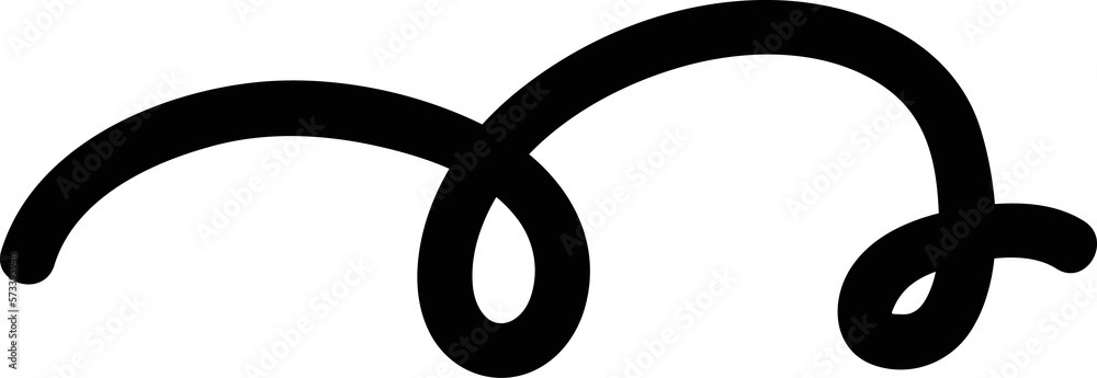 Fototapeta premium Valentine element doodle