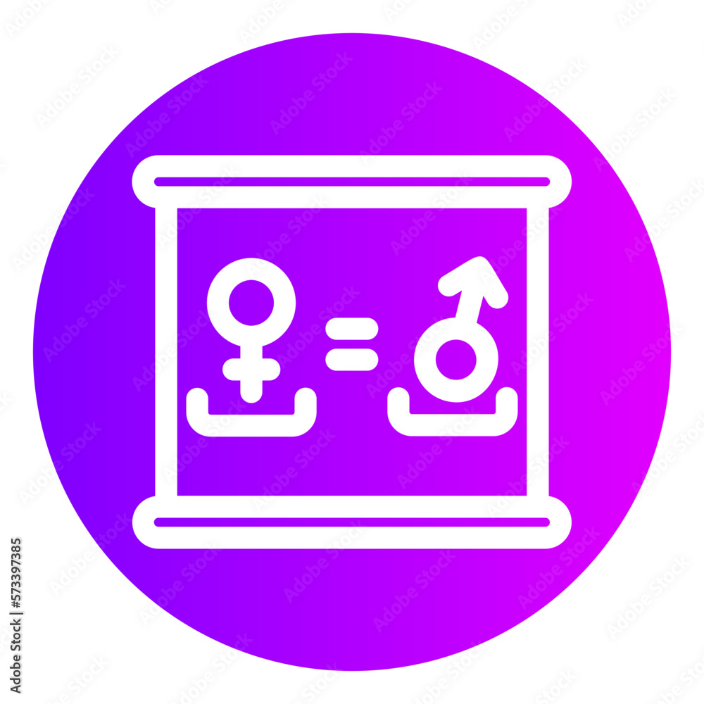 equality gradient icon equality gradient icon