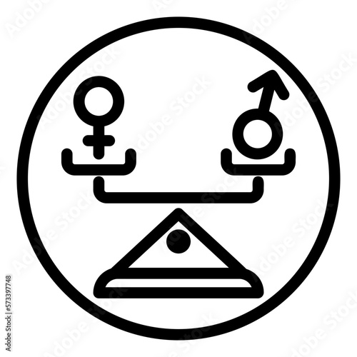 equality line icon