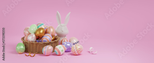 Photography Easter egg background.