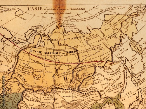 Wallpaper Mural 古地図　ユーラシア大陸 Torontodigital.ca