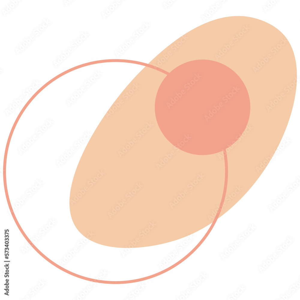 Orange Abstract Outline Shapes Orange Abstract Outline Shapes