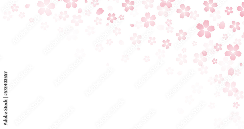 桜　グラデーション　背景　素材