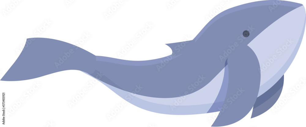 Sea whale icon cartoon vector. Chile travel. Landmark culture Sea whale icon cartoon vector. Chile travel. Landmark culture