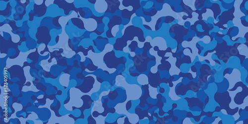 Camouflage background. Seamless pattern.Vector. 迷彩パターン テクスチャ 背景素材