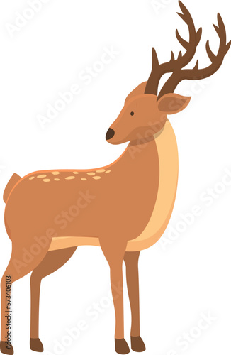 Wild baby icon cartoon vector. Deer animal. Cute animal © nsit0108