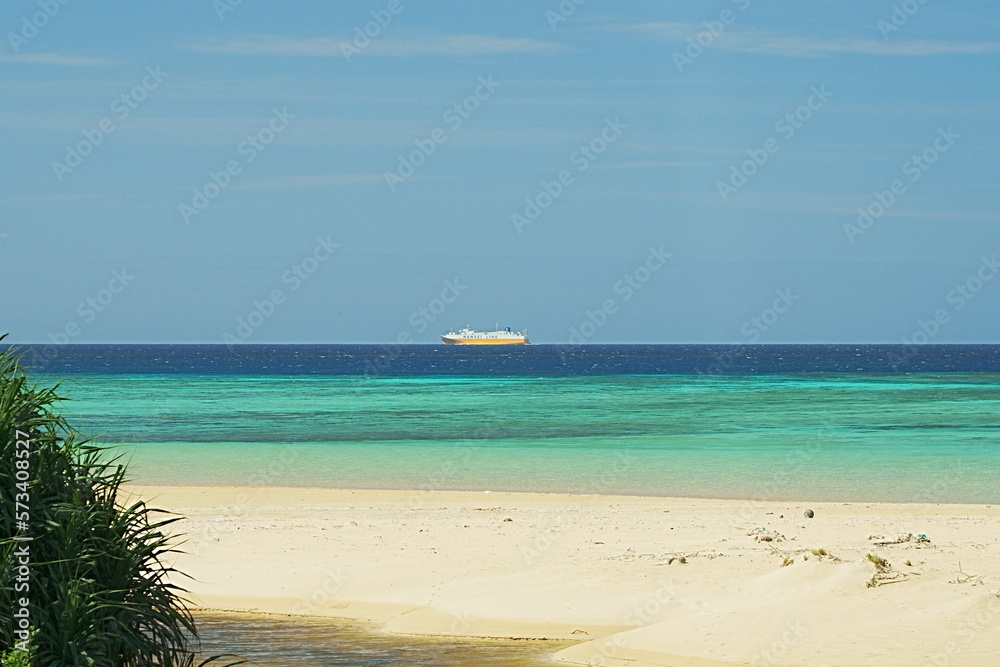 boat on the sea