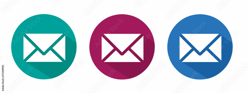 Icon for message vector illustration in flat. Icon for message vector illustration in flat.