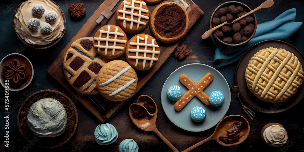 Fototapeta premium eggs with chocolate