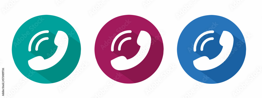 Icon for phone vector illustration in flat. Icon for phone vector illustration in flat.