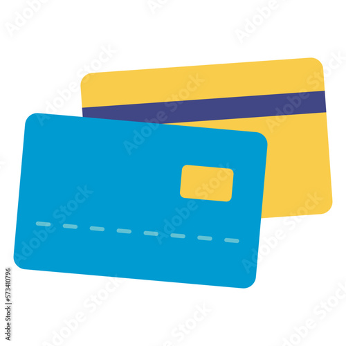 credit cards flat icon