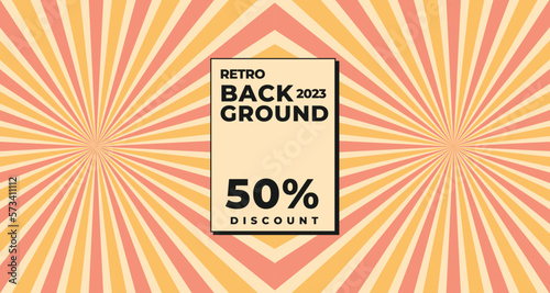 simple retro style background design with line patterns. abstract vector illustration.
