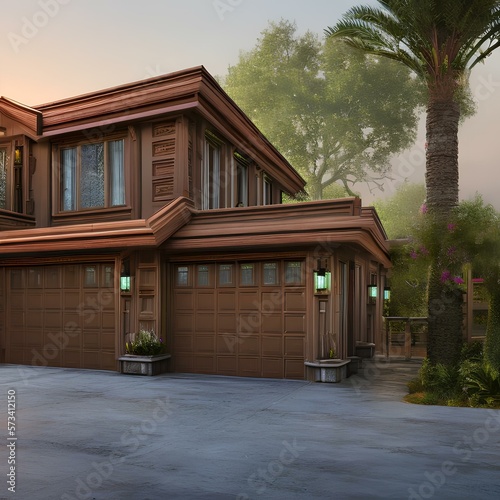 house with a big garage 2_SwinIRGenerative AI