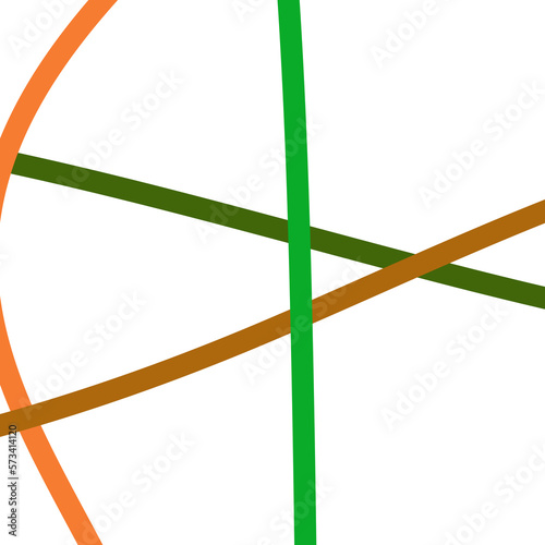 Orange Green Lines Grid Transparent 