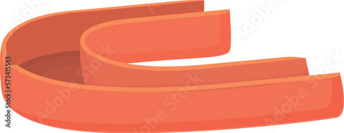 Boxer mouthguard icon cartoon vector. Dental guard. Storage care