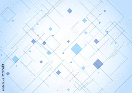 四角形のテクノロジーイメージ