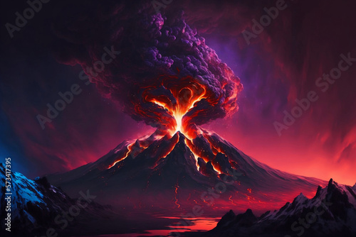 A Violent Outburst: The Science of Volcanic Eruptions, generative ai