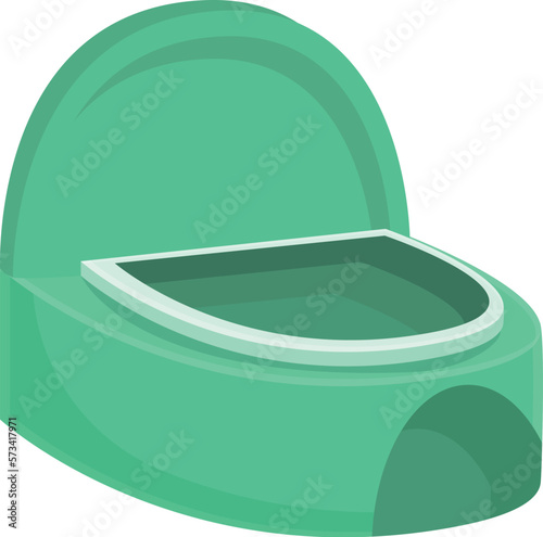 Room potty icon cartoon vector. Baby toilet. Sanitary bowl