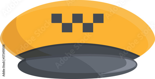 Taxi man cap icon cartoon vector. Car service. Driver mobile
